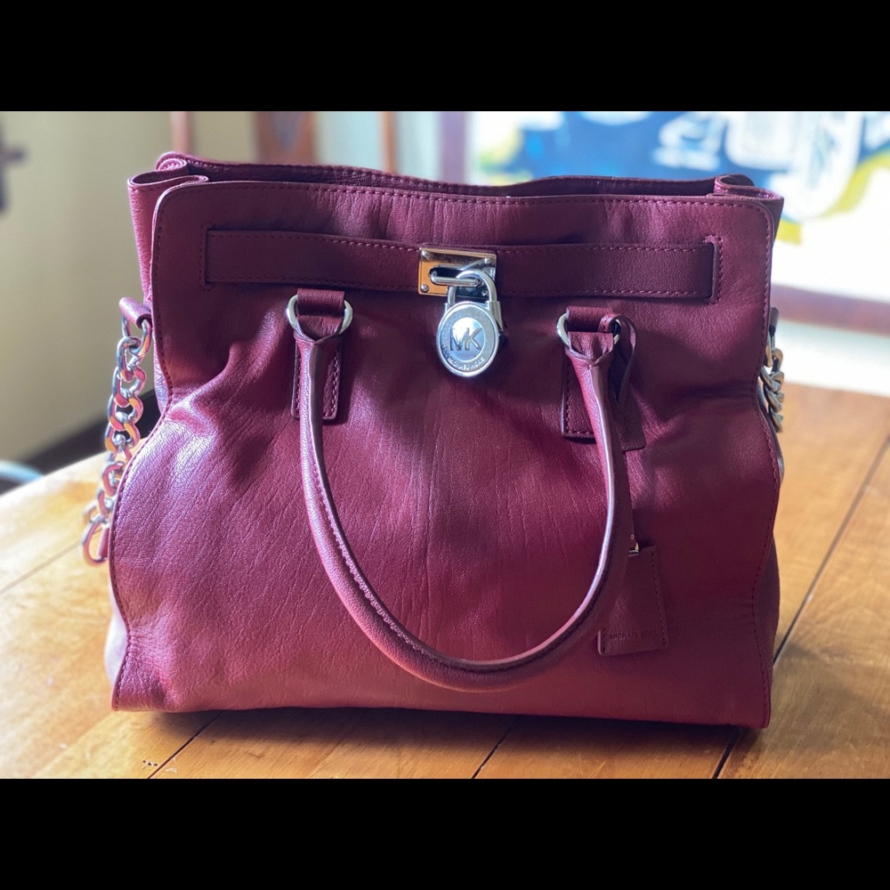 Authentic Micheal Kors Red Hamilton